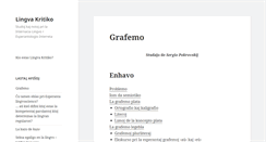 Desktop Screenshot of lingvakritiko.com